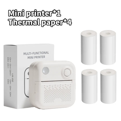D3 Mini Portable Thermal Printer – Bluetooth Label Maker with Sticker Paper for Photo