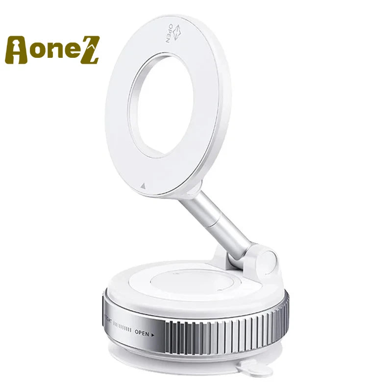Foldable Car Phone Holder – Magnetic, Rotates All Phones
