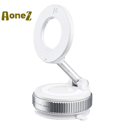 Foldable Car Phone Holder – Magnetic, Rotates All Phones