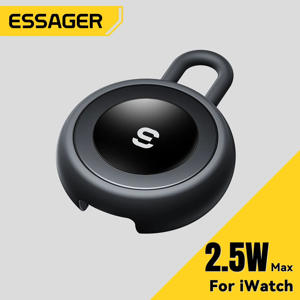 USB-C Magnetic Charger for Apple Watch – Portable Wireless Charging Dock